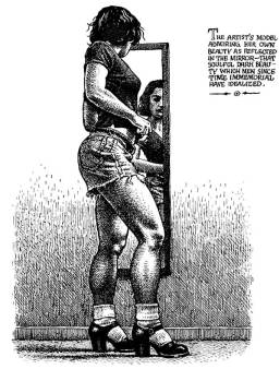 Drawing by R. Crumb
