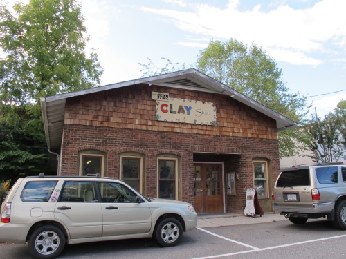 Next to the Black Mountain Arts Center is the Clay Studio.
